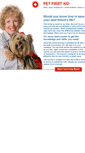 Mobile Screenshot of petfirstaidonline.com